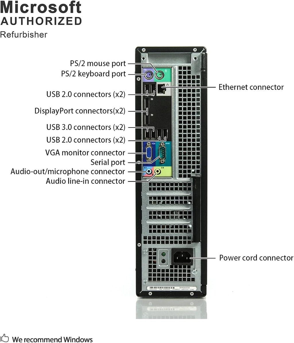 Desktop Computer Intel Quad-Core i7-3770 16GB RAM 1TB HDD Windows 10 Professional O642