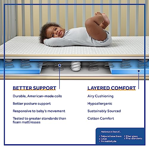 Cotton Cover 2-Stage Waterproof Baby Crib Mattress N833982