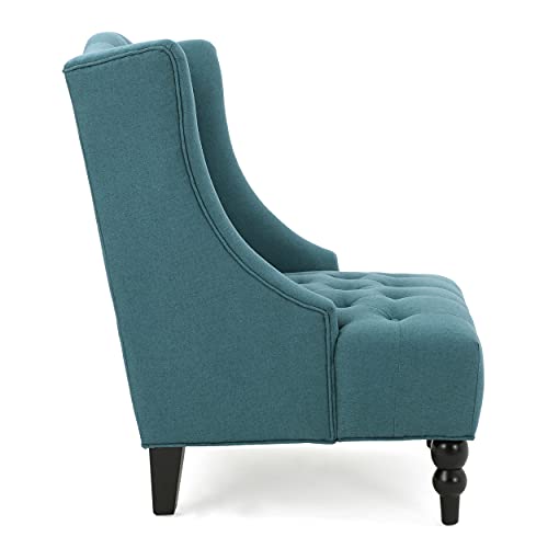 Dark Blue Fabric Club Chair N65612