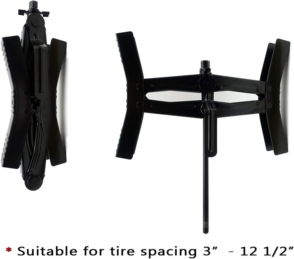 Heavy Duty RV Camper Wheel Tire Chock 2 Sets with Crank Handle V858