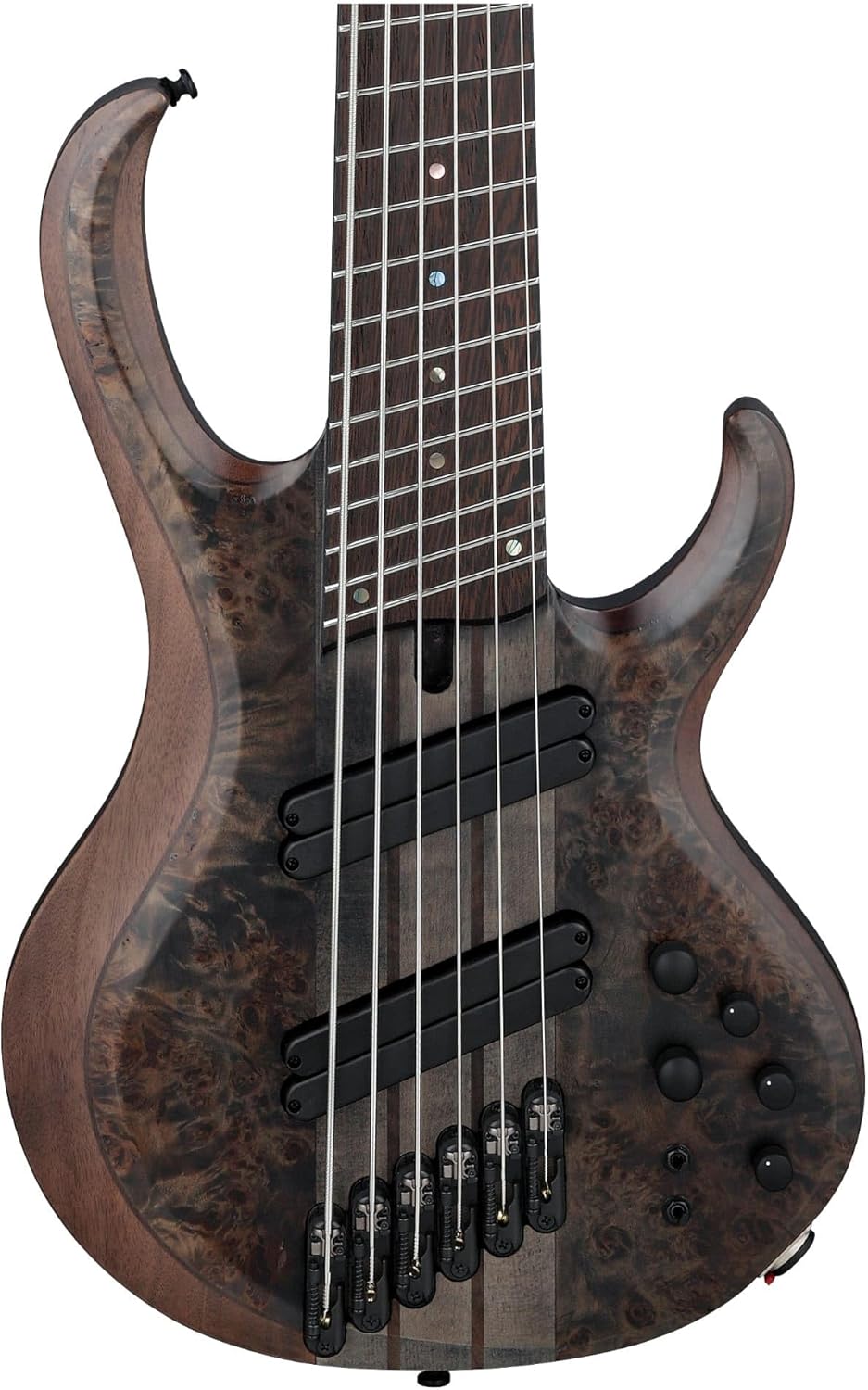 6-String Multi-Scale Bass Transparent Gray Flat A414