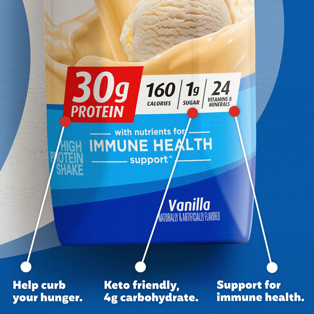 Chocolate Protein Shake, 30g Protein, 11 fl oz, 12 Ct H354698