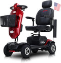 Red 4 Wheel Folding Mobility Scooter I678257