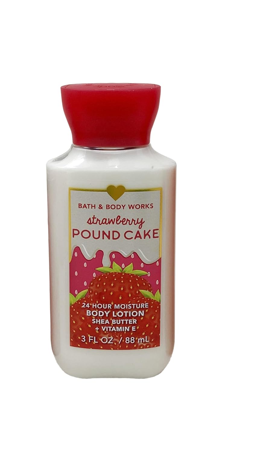 Strawberry Pound Cake Mini Gift Set Fragrance Mist Body Lotion Body Wash X34487