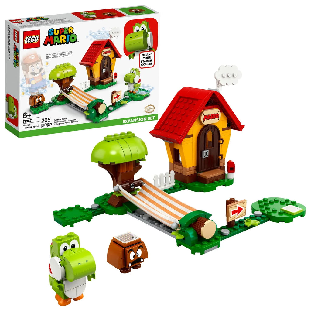 Mario's House & Yoshi Expansion Set Building Toy (205 Pieces) E869