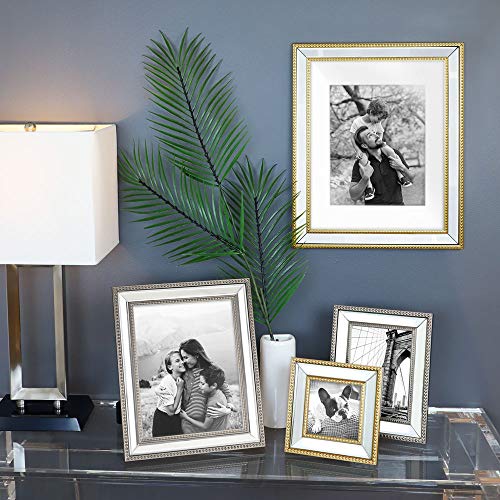 8x10 Gold Mirror Picture Frame X847