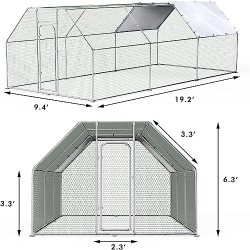 Large Chicken Coop with Waterproof Cover K80099