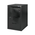 22"D Vertical 1-Drawer Metal File Cabinet And Safe C1474
