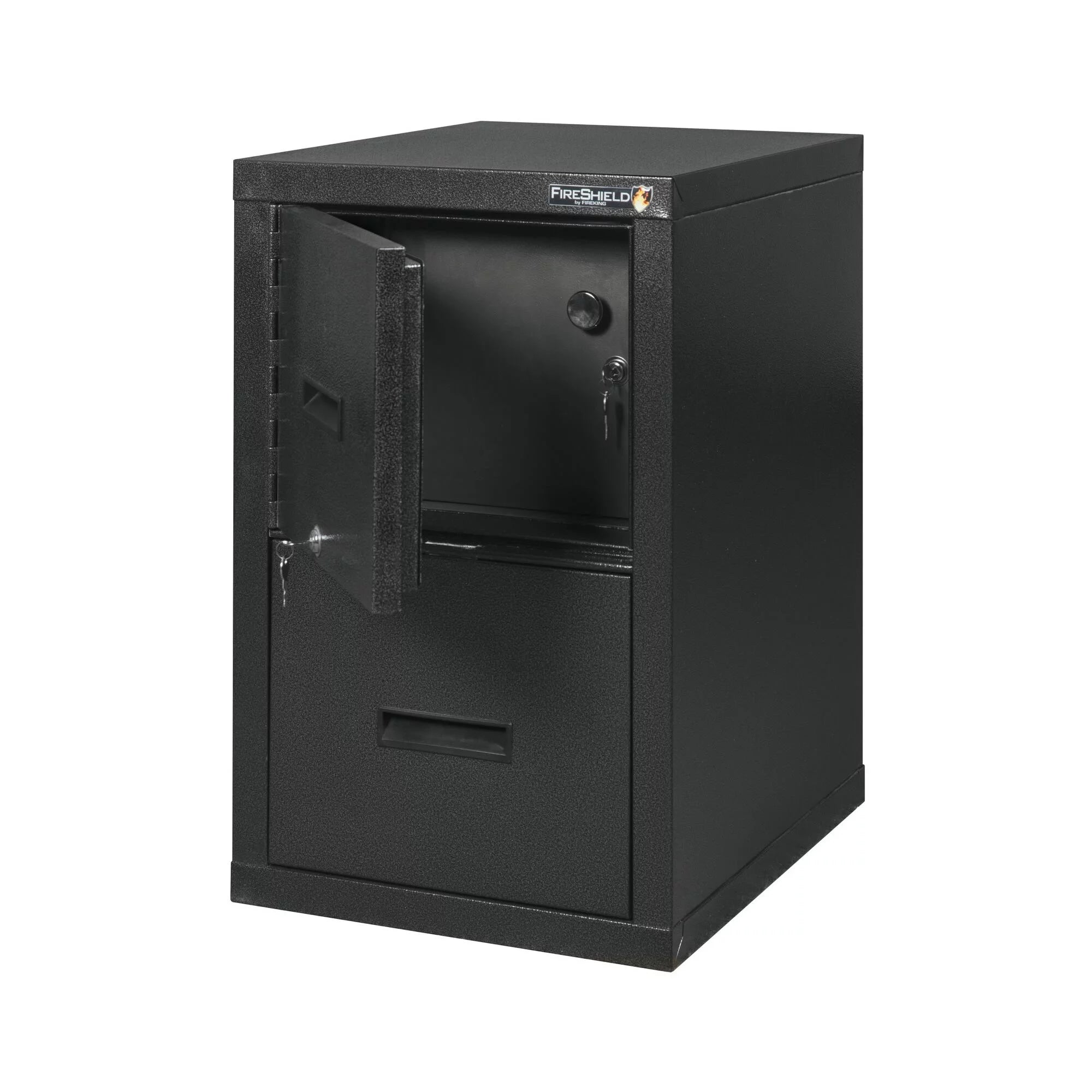 22"D Vertical 1-Drawer Metal File Cabinet And Safe C1474