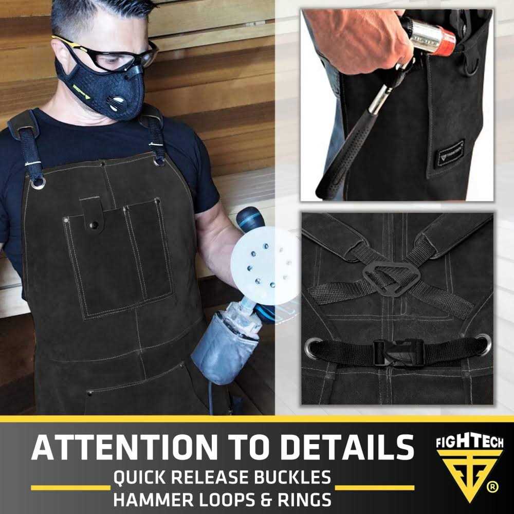 Heavy Duty Work Apron with Tool Pockets O7595