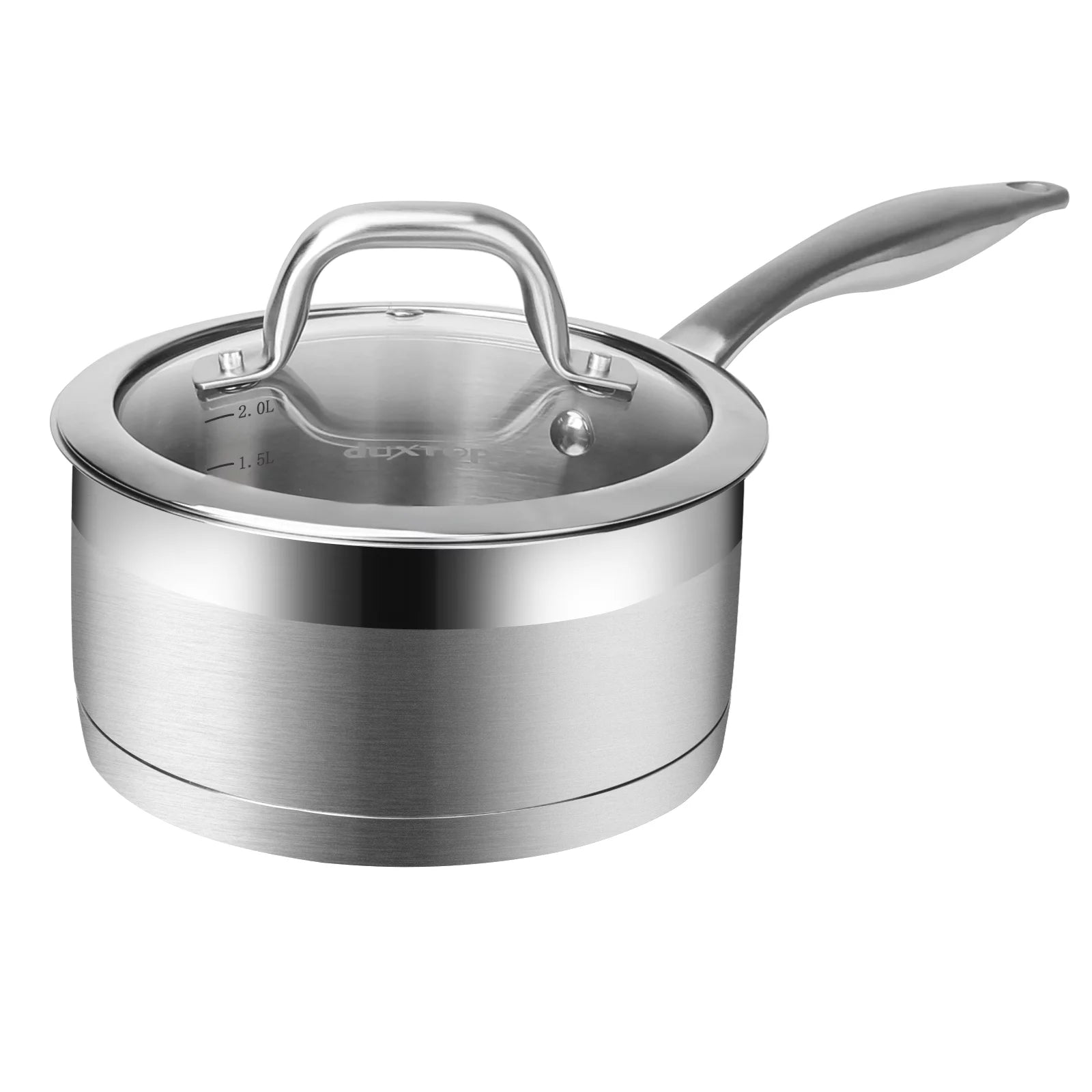 2.5 Quart Stainless Steel Sauce Pan with Lid T65664