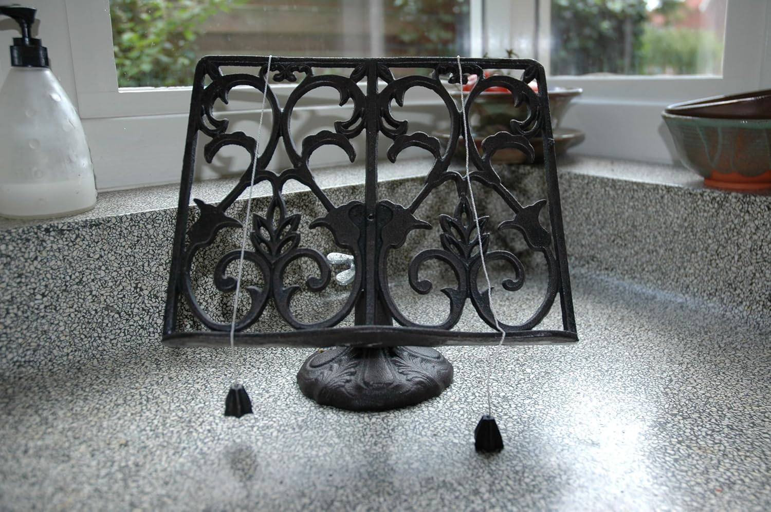 Cast Iron Cookbook Stand N865524