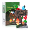11.8'' Solar LED Garden Gnome Statue X705