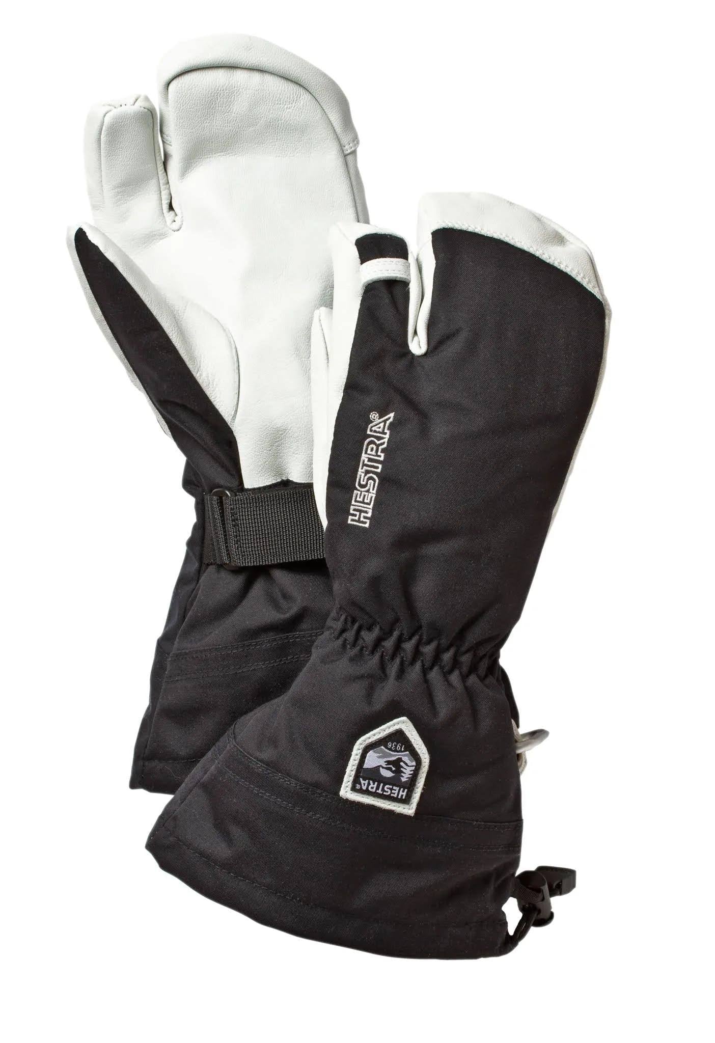 Red 3 Finger Ski Glove J629792