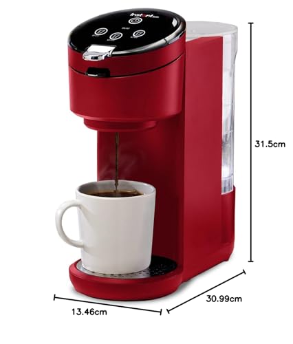 Single Serve Coffee Maker, K-Cup Pod Compatible Coffee Brewer, Black P367675