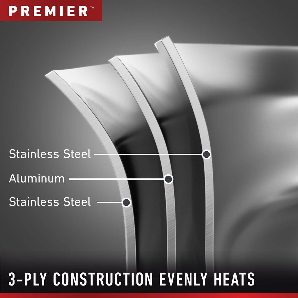 Stainless Steel 1.5-Quart Sauce Pan with Cover C6241