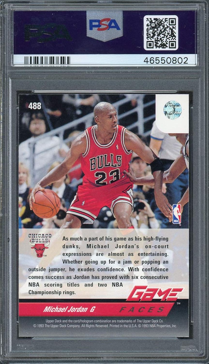 1992 Upper Deck Basketball Card #488 Graded PSA 8 R3552