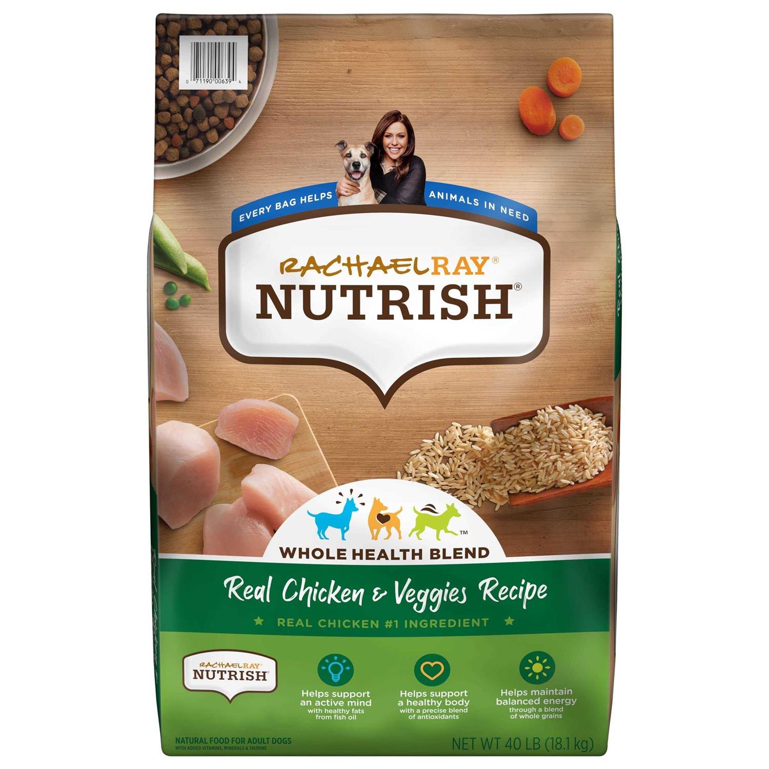 Real Chicken & Veggies Recipe Dry Dog Food D265517