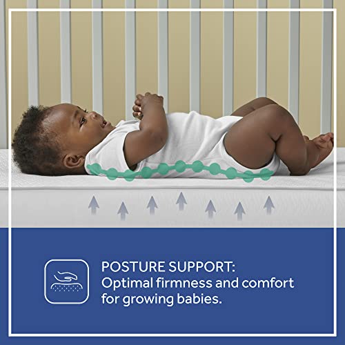 Cotton Cover 2-Stage Waterproof Baby Crib Mattress N833982
