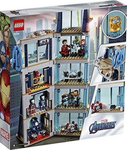 Avengers Tower Battle Building Toy with Superhero Minifigures (685 Pieces) F3025