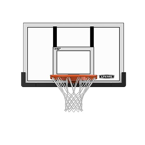 48 in. Shatter Proof Backboard Rim Combo Orange White U172044
