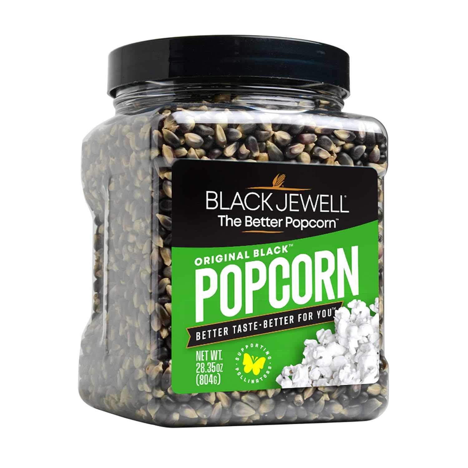 Black Gourmet Popcorn Kernels, 28.35 oz I21448