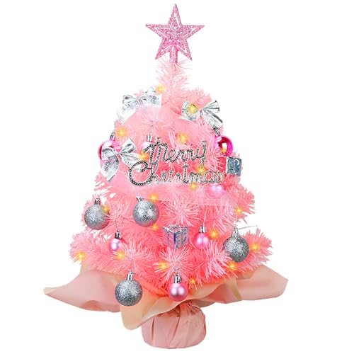 24 Inch Prelit Artificial Christmas Tree with 50 LED Lights N77416
