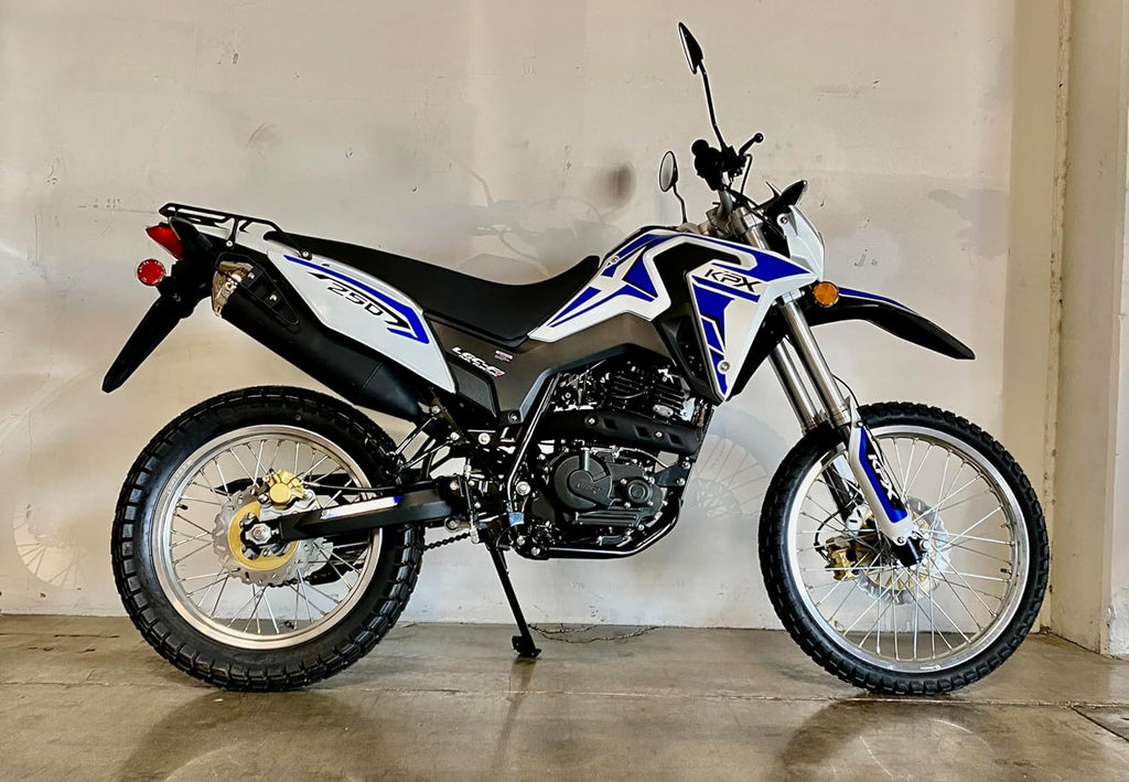 Blue 250CC Dual Sport Motorcycle I75128