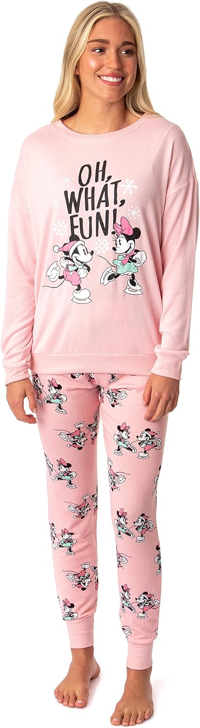 Pink Plus Size Pajama Set L2621
