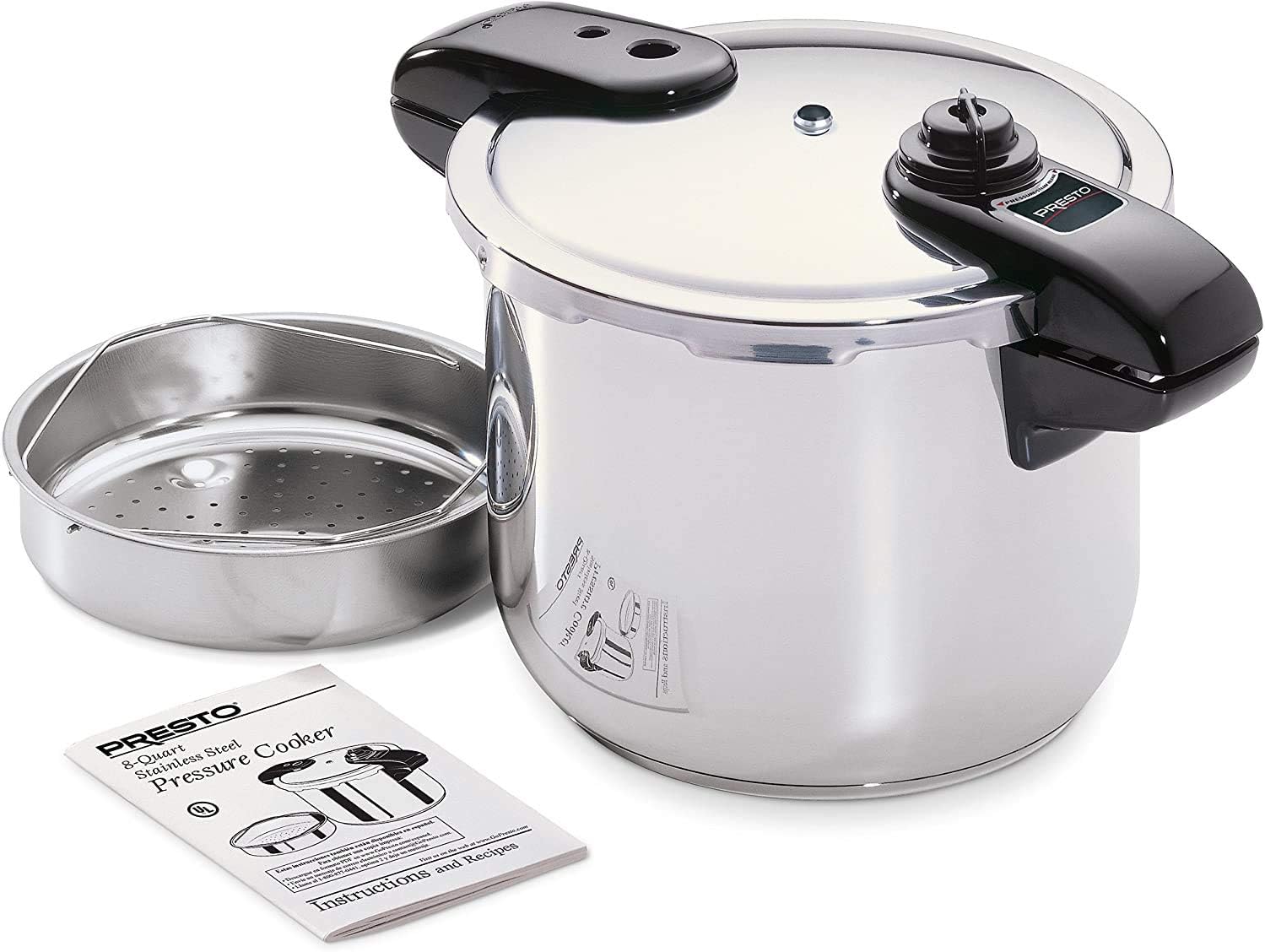8-Quart Stainless Steel Pressure Cooker R5407