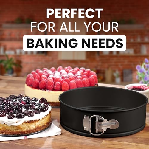 9 Inch Nonstick Springform Pan with Removable Bottom L123377