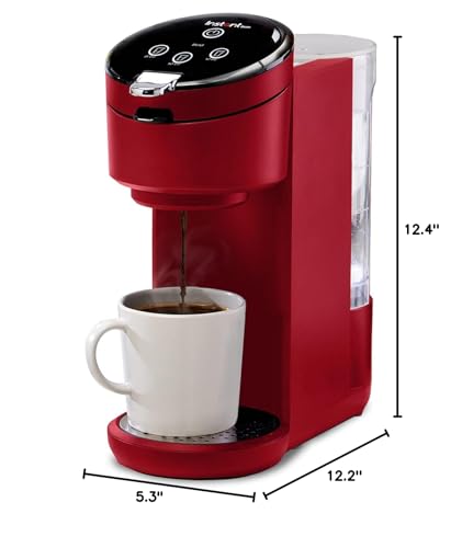 Single Serve Coffee Maker, K-Cup Pod Compatible Coffee Brewer, Black P367675