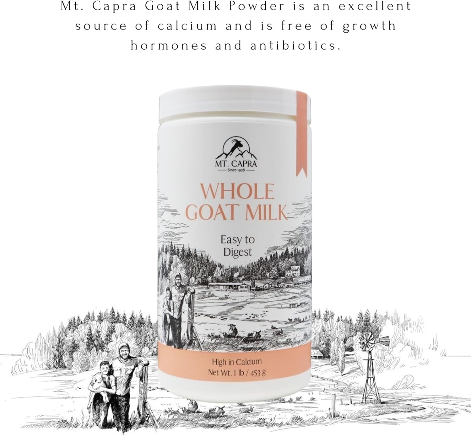 Whole Goat Milk Powder - 1 pound P352792
