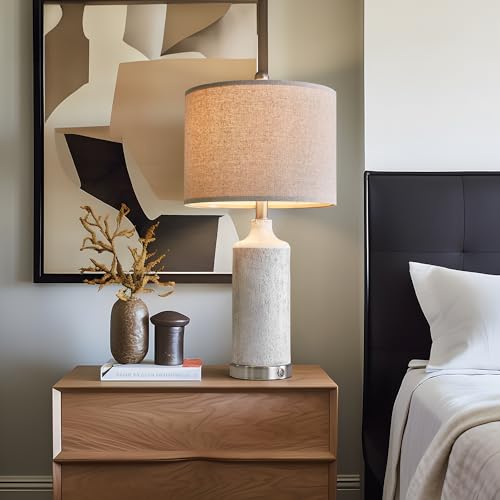 24” Table Lamps Set of 2, 3-Way Dimmable with USB A+C C74242