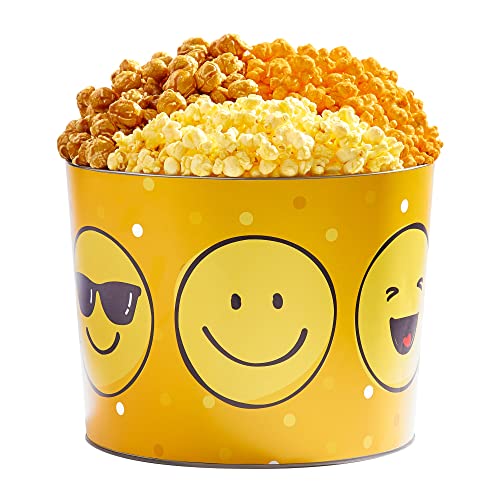 3.5 Gallons Popcorn Gift Tin (Robust Cheddar, Butter, Caramel) Z6576