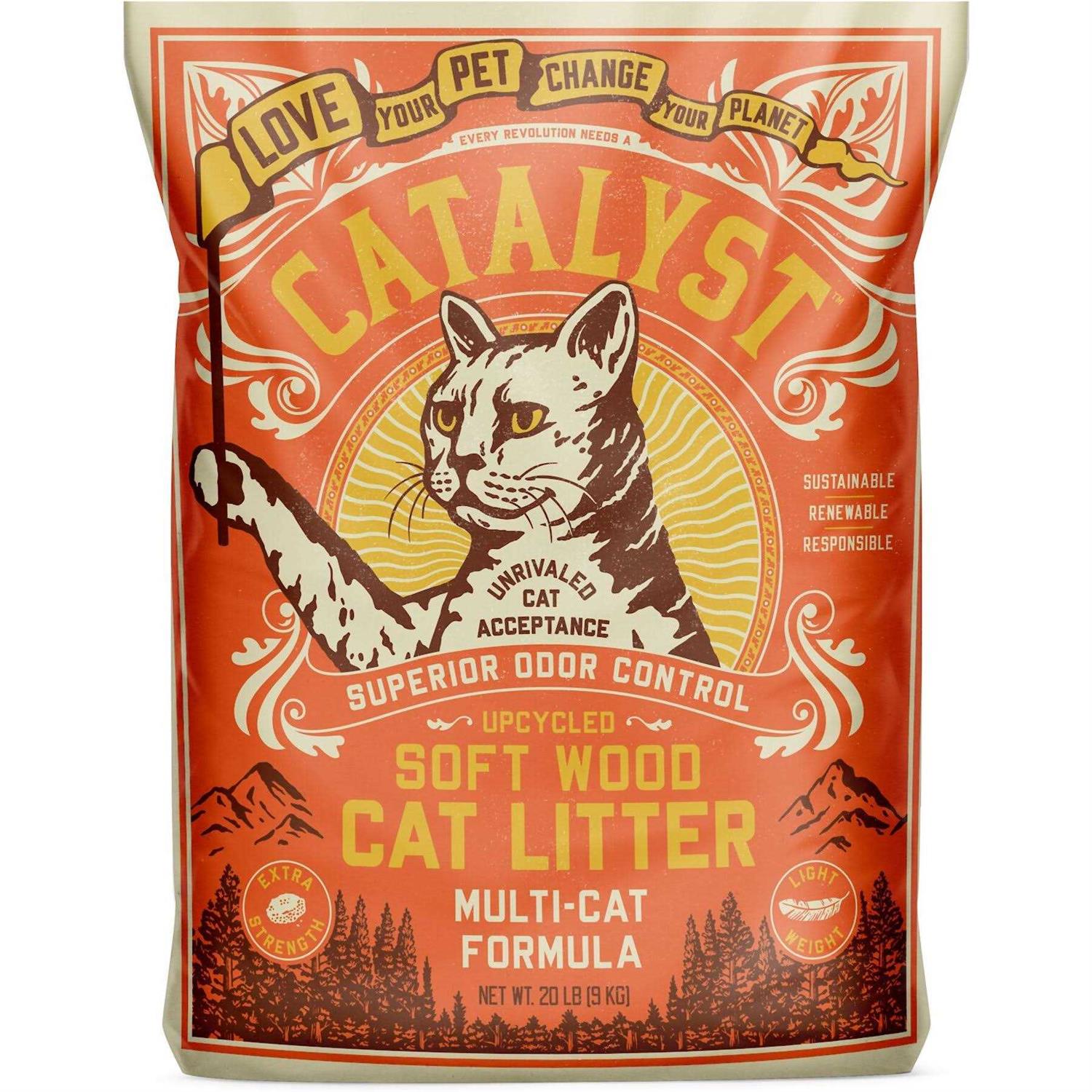 Catalyst Cat Litter Soft Wood U410558