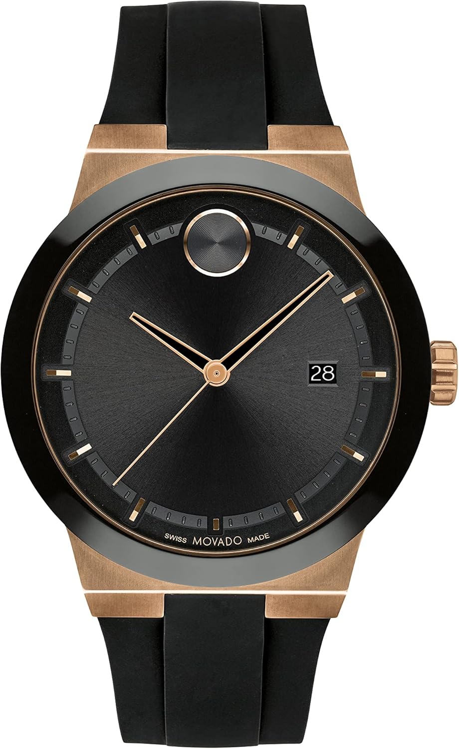 Swiss Quartz Silicone Strap Watch 42.30mm N380947