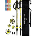 Telescopic Trekking Poles, Aluminum Alloy, Pack of 2 T555063