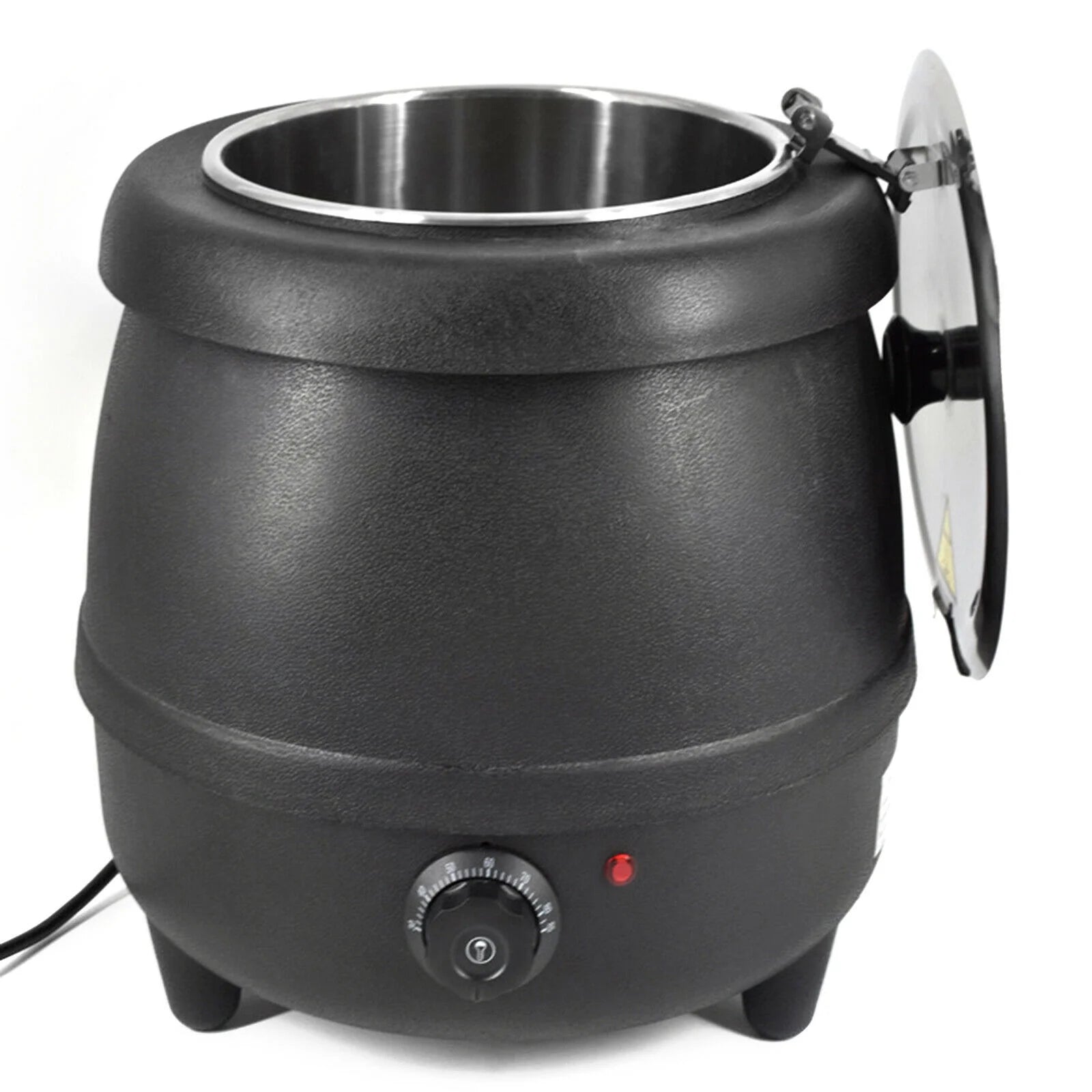 10L Commercial Electric Food Soup Kettle Pot Warmer Black O34684