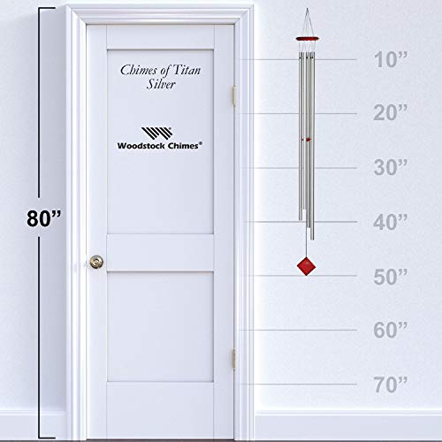 30'' Silver Wind Chimes D2156