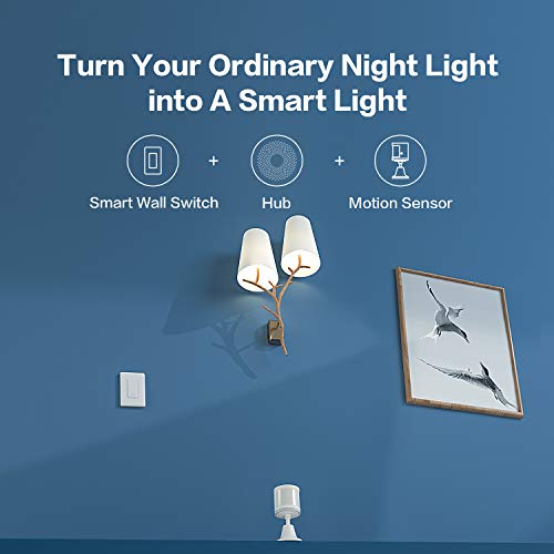 Smart Light Switch, No Neutral, Single Rocker, Zigbee Z57105
