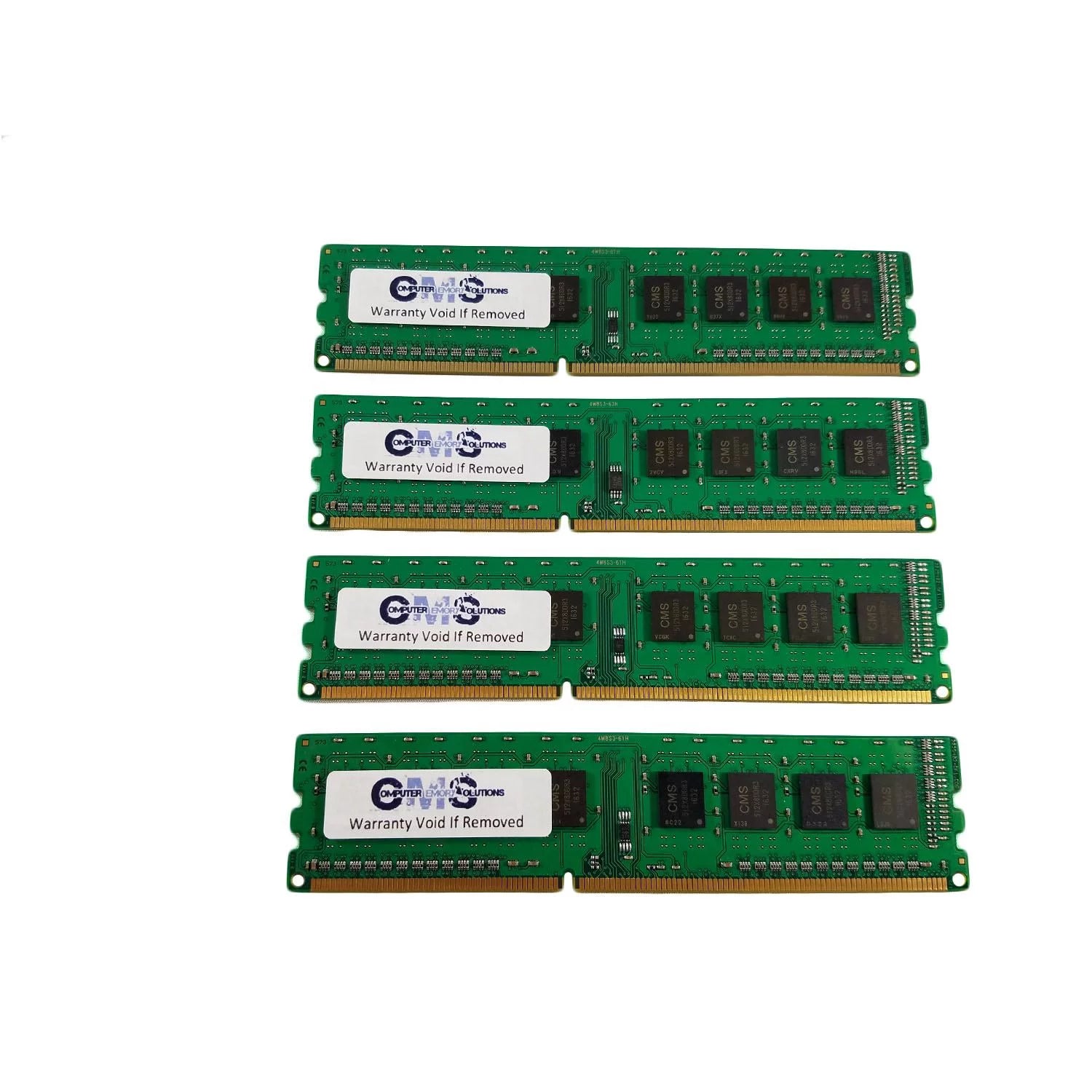 16GB (4x4GB) DDR3 1333MHz NON ECC DIMM Memory Ram W96211