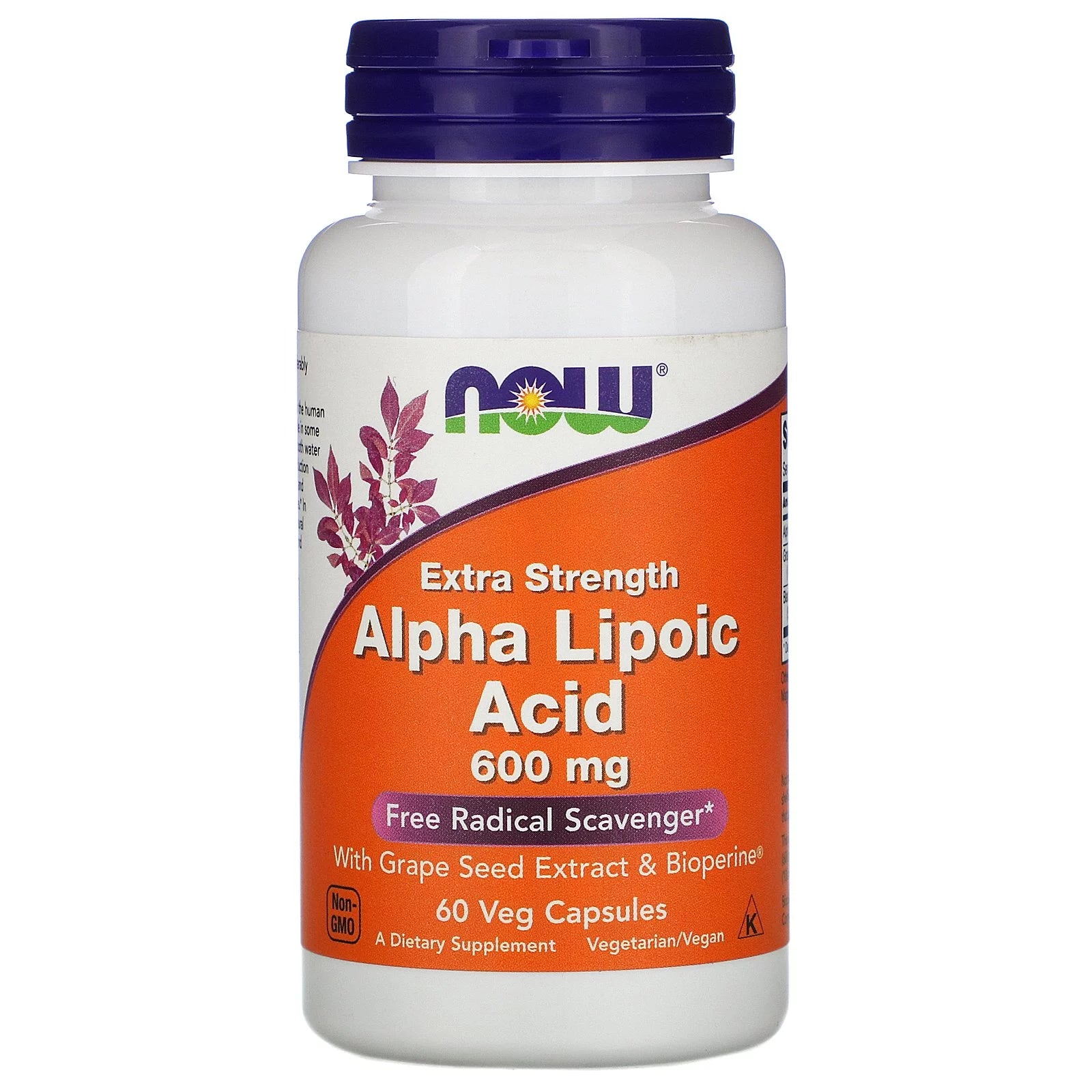 Alpha Lipoic Acid 600 mg 60 Vegetable Capsules C8927