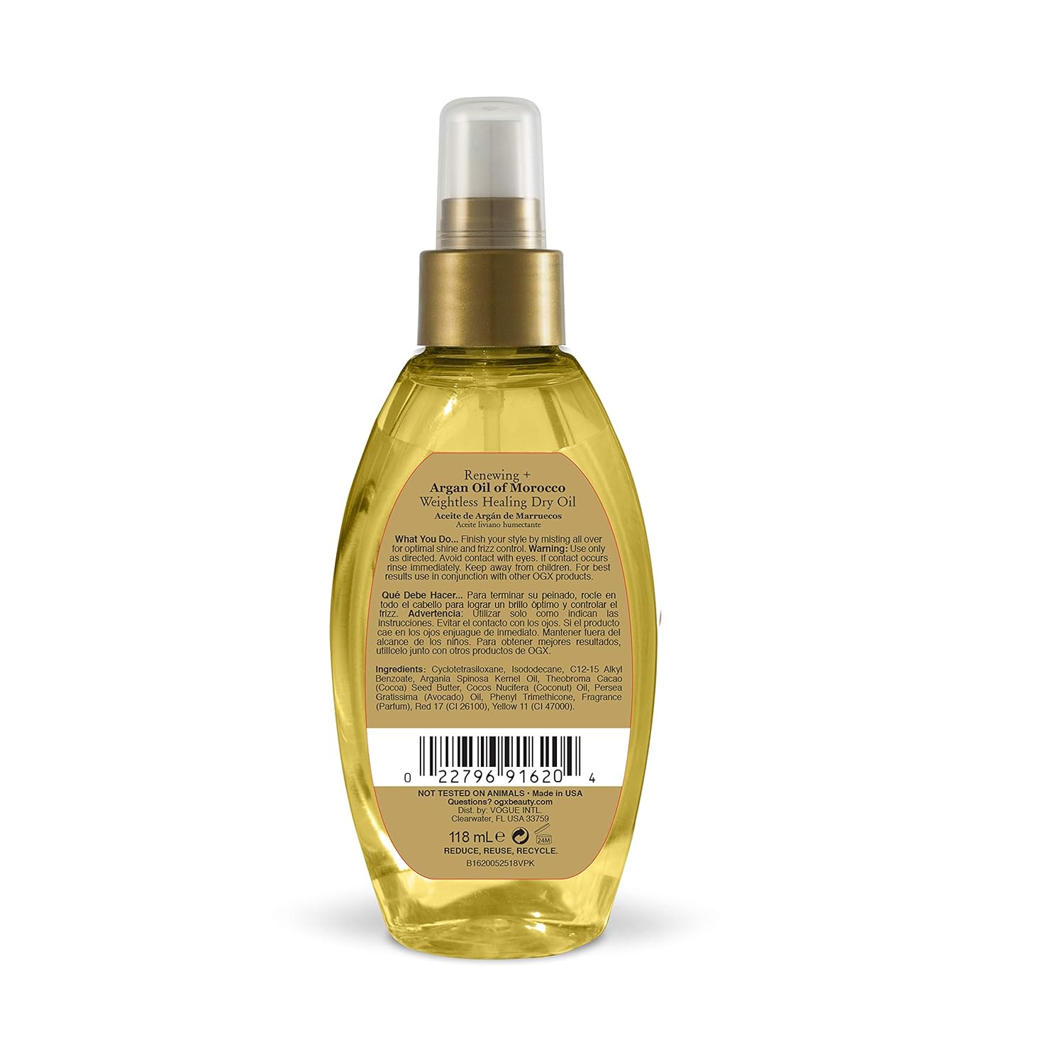 Weightless Healing Dry Oil Spray, 4 Fl Oz Y50172