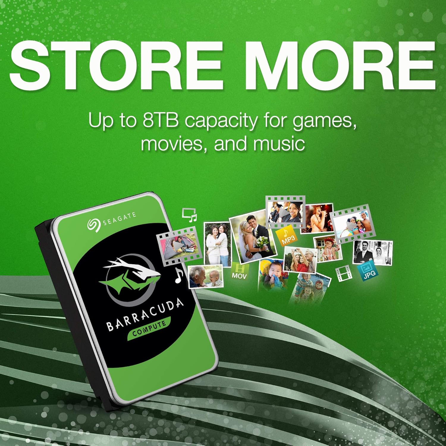 4TB Internal Hard Drive HDD 3.5 Inch Sata 6 Gb/s 5400 RPM 256MB Cache H406137
