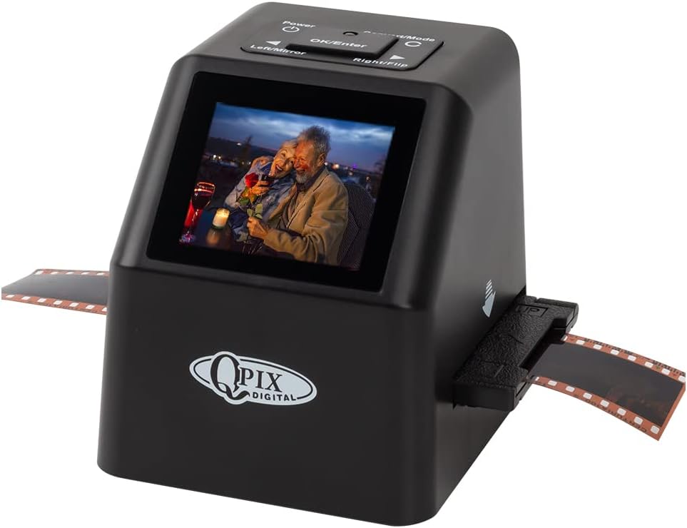 Black 16MP Film Scanner with 2.4 LCD Screen M20414