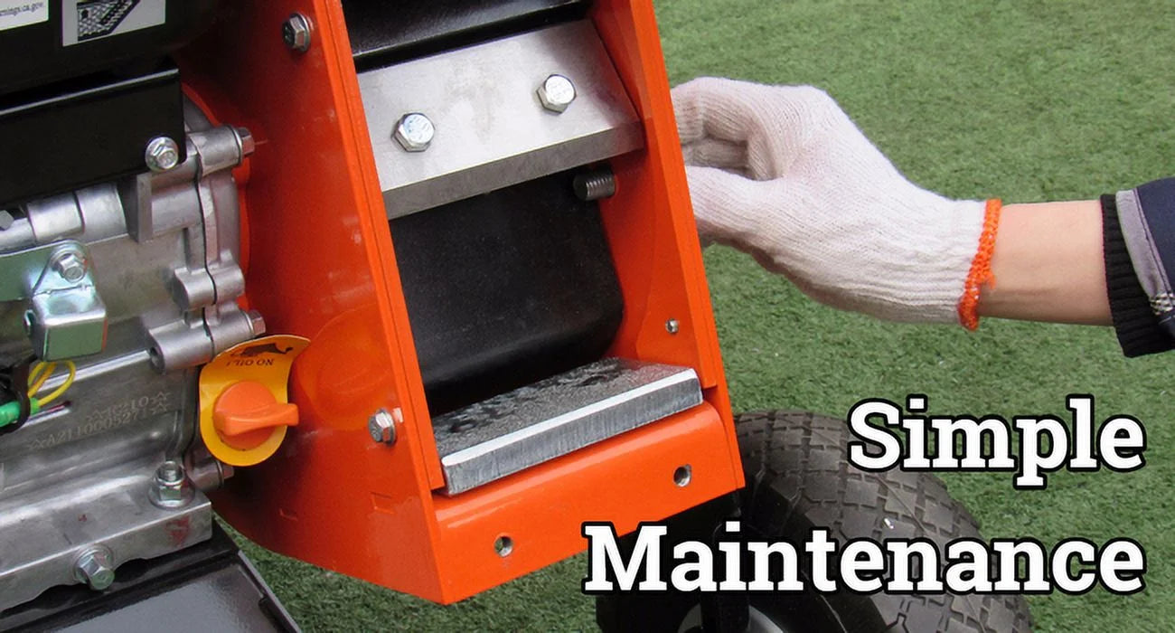 Wood Chipper Shredder Mulcher 7HP Gas Powered 3" Max Capacity E652706