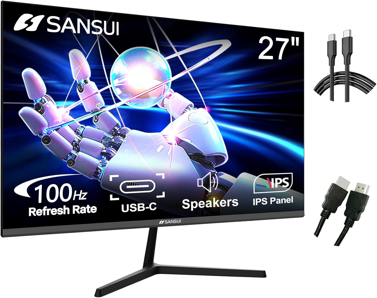 27 Inch IPS 100Hz FHD HDR Monitor with Built-in Speakers M590