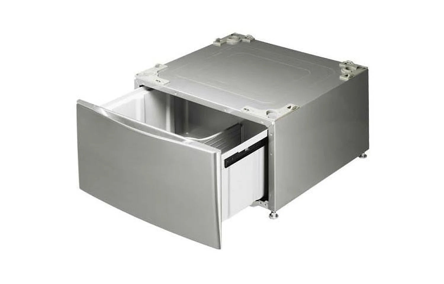 White Laundry Pedestal with Drawer I920