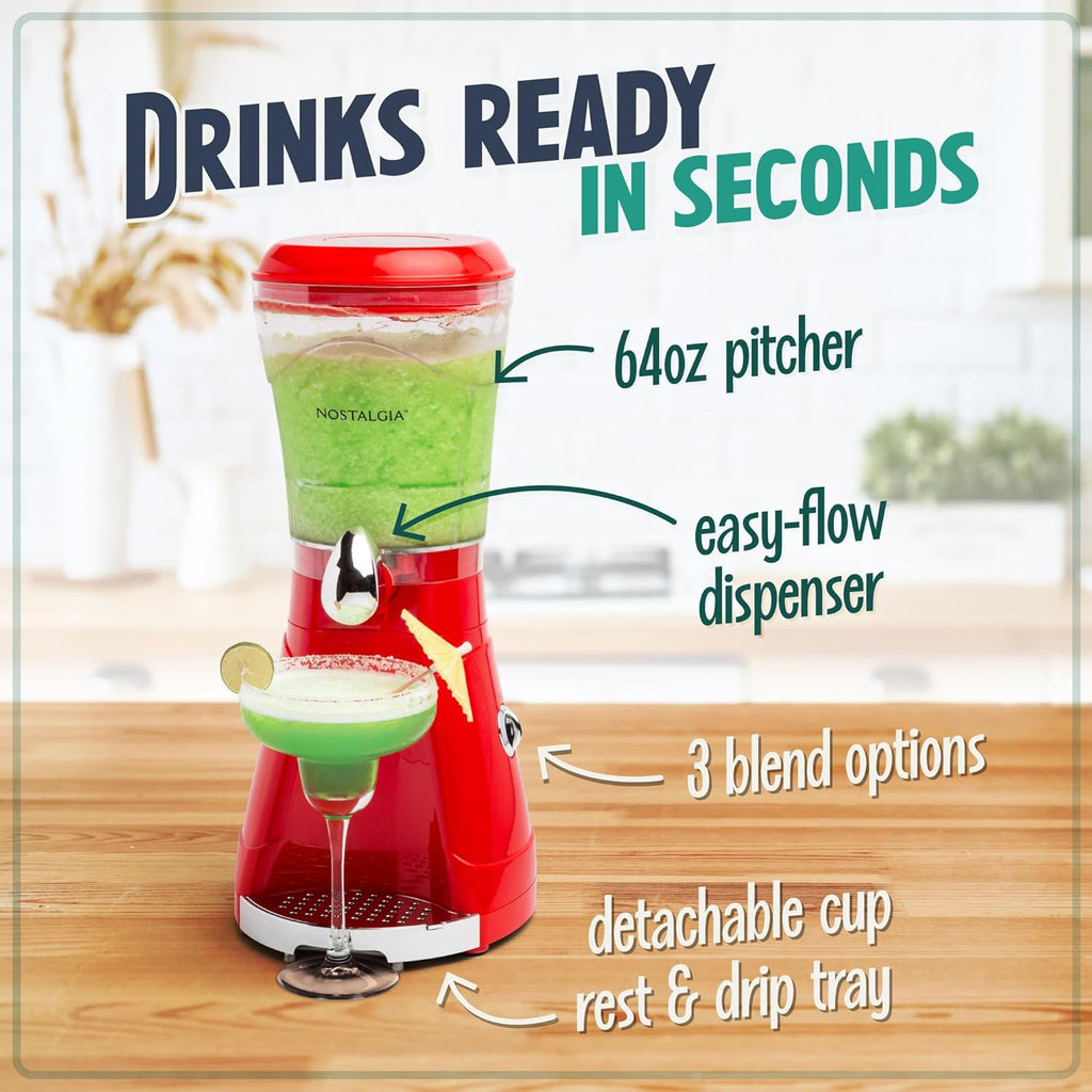 Red 64-Ounce Margarita Machine O28537